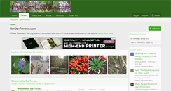 Desktop Screenshot of gardenforums.com