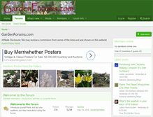Tablet Screenshot of gardenforums.com